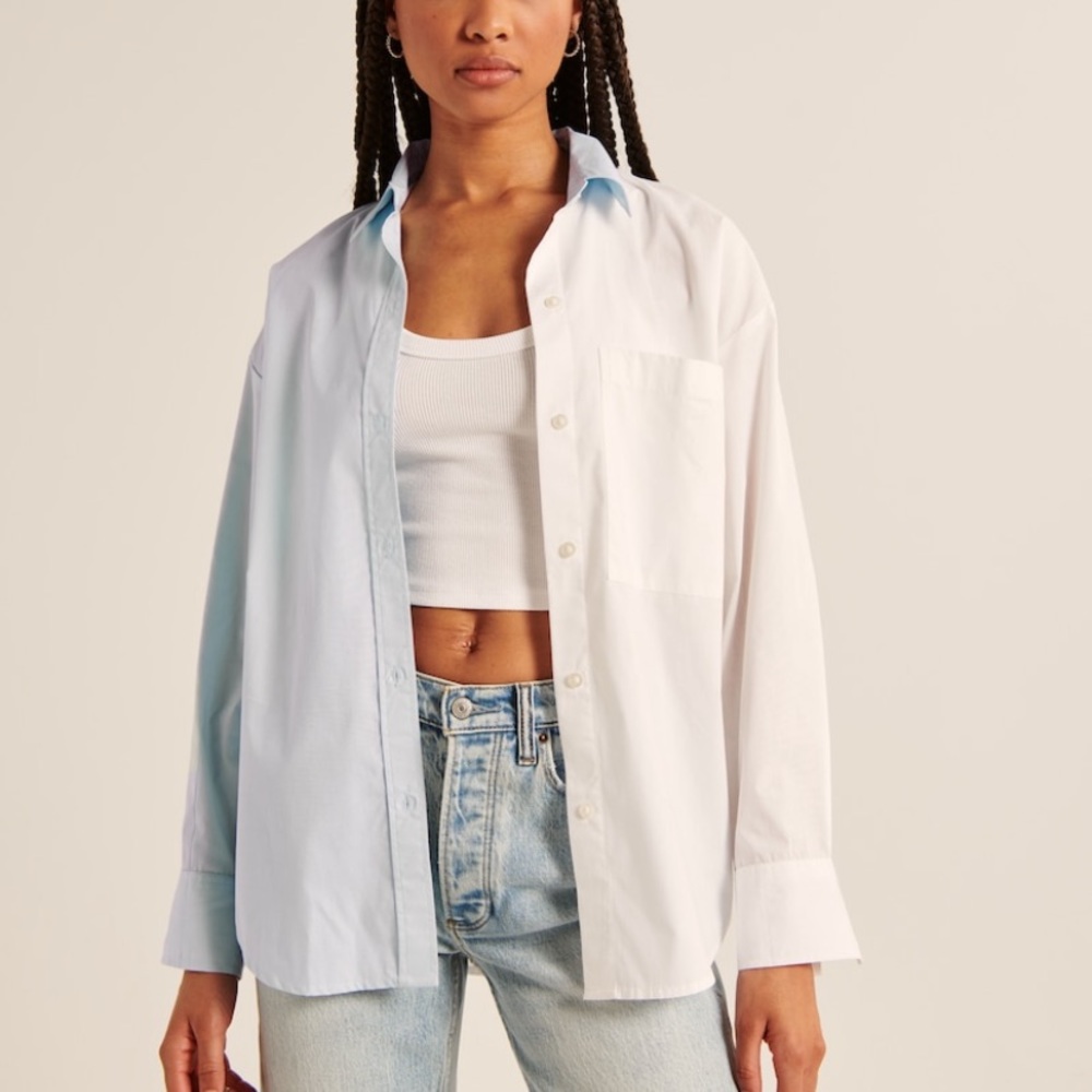 Abercrombie Oversized Button Up Shirt